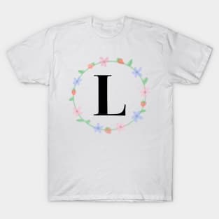 “L” initial T-Shirt